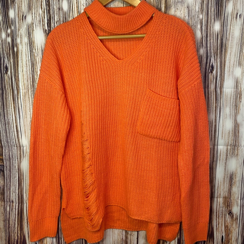Sweet & Sinful Distressed Sweater